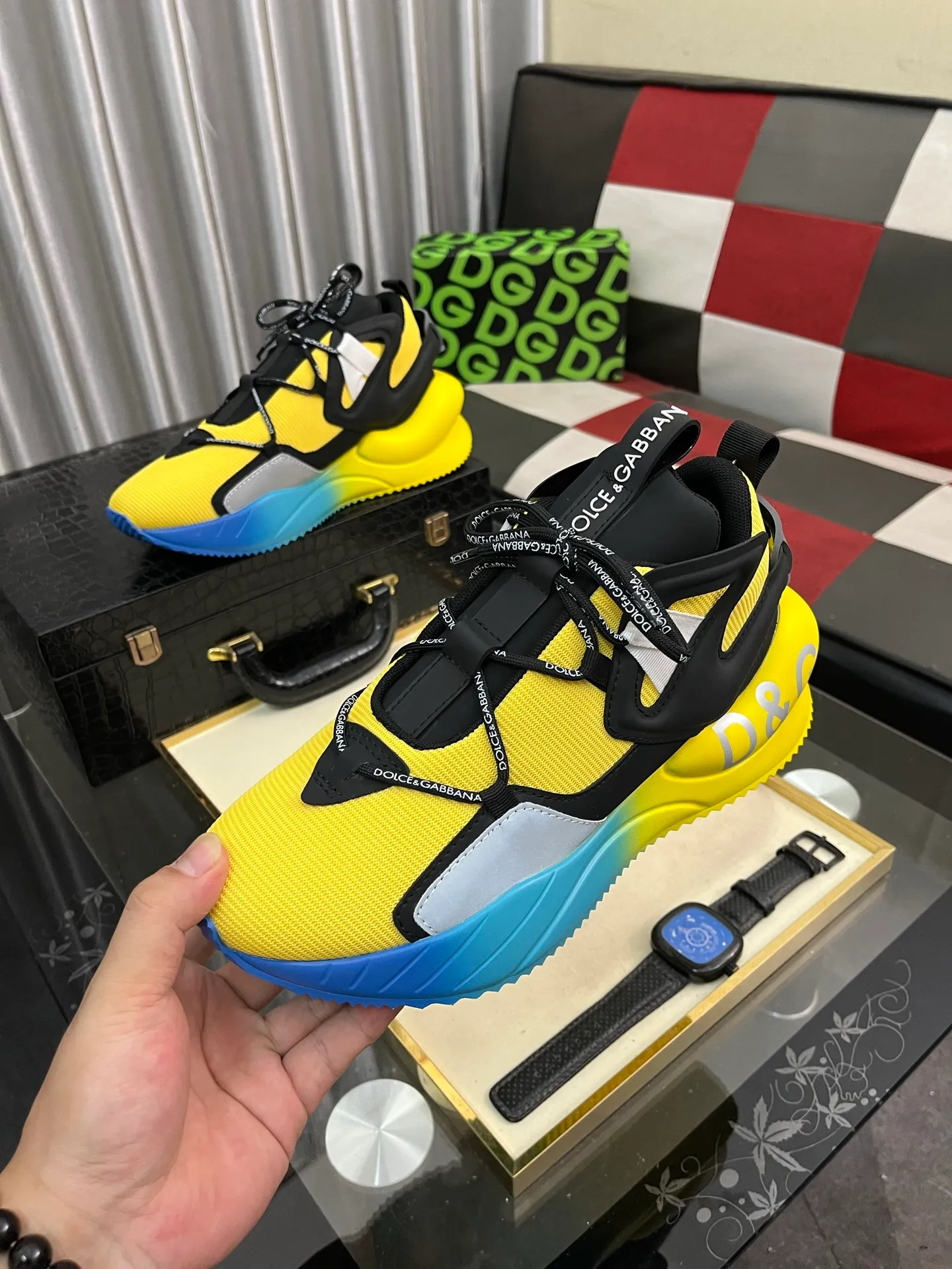 Men's men's shoes 💰540⌚️⌚️【DG～】couple casual shoes 2025z cabinet sales simultaneously 🔶Size: 35-46#️⃣ 🔷2 colors🔜The upper is made of multi-material splicing➕Mesh lining, comfortable and breathable, sole: original comfortable and wear-resistant outsole, ⚠️real thing📱photographed🎬real thing is better📢📢📢